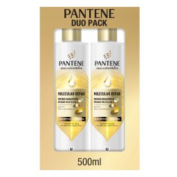 PANTENE | Σαμπουάν Μοριακή Αναδόμηση Duo Pack 500ml