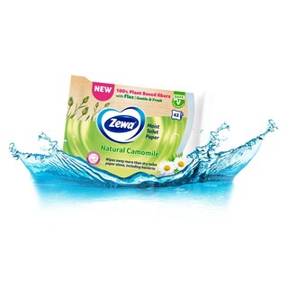 ZEWA | Υγρά Μαντηλάκια Τουαλέτας Camomile 42 Τεμάχια 184g