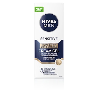 NIVEA | Κρέμα Gel Men Sensitive Πρόσωπο & Γένια 50ml