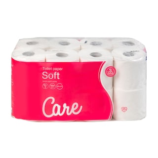 CARE | Χαρτί Υγείας Soft 3 Φύλλα 16 Ρολά 1.83kg