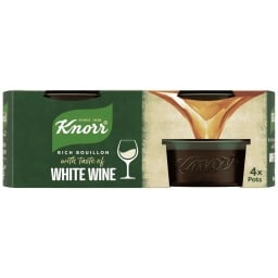 KNORR | Σπιτικός Ζωμός Λευκού Κρασιού 4x26g