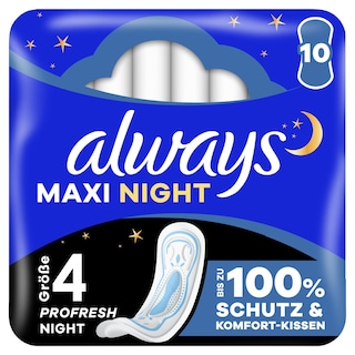ALWAYS | Σερβιέτες Maxi Secure Night 10 Τεμάχια