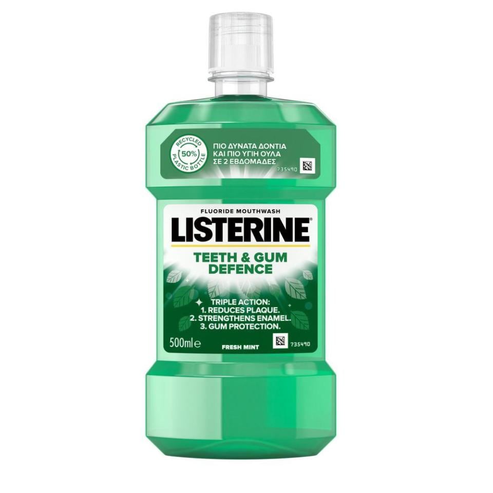 LISTERINE Στοματικό Διάλυμα Teeth & Gum Defence 500ml