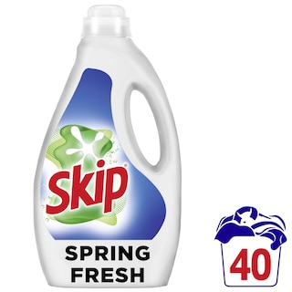 SKIP | Υγρό Πλυντηρίου Ρούχων Spring Fresh 40 Μεζούρες