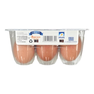 ΧΡΥΣΑ ΑΥΓΑ | Φρέσκα Αυγά Αχυρώνα Μεγάλα 6 Τεμάχια