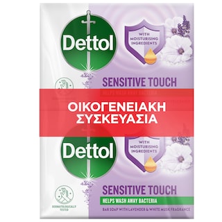 DETTOL | Σαπούνι Sensitive 4x85g