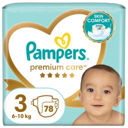 PAMPERS | Πάνες Μωρού Premium Care Νο3 78 Τεμάχια