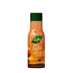 LIFE | Φυσικός Χυμός Μήλο Πορτοκάλι Καρότο 1.5 Lt