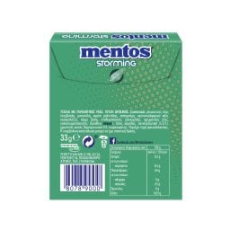 MENTOS | STORMING | Chewing Gum Spearmint 33g