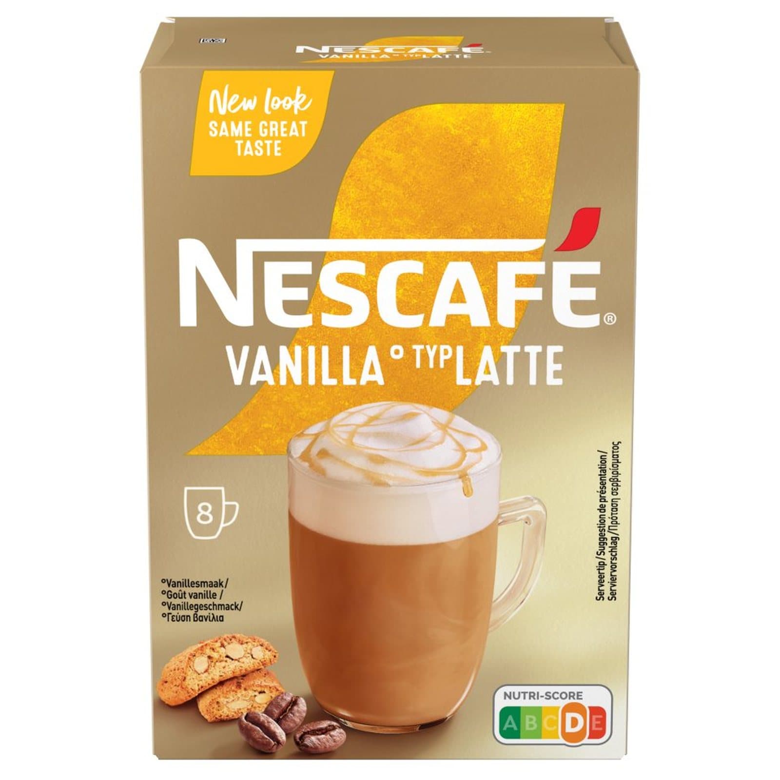 NESCAFE Στιγμιαίος Καφές Vanilla Latte 8x18.5g