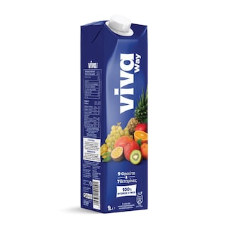 VIVA FRESH | Χυμός Exotic 9 Φρούτα 1lt
