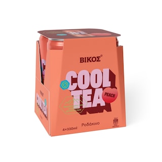 ΒΙΚΟΣ | Cool Tea Ροδάκινο 4x330ml