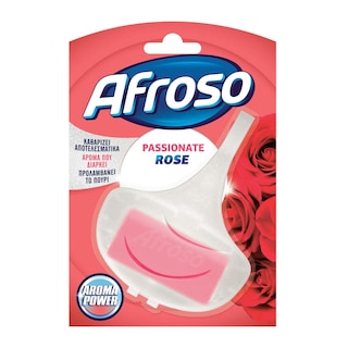 AFROSO | Καθαριστικό Block Τουαλέτας Passionate Rose 40g