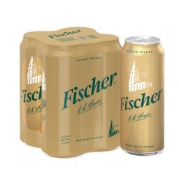 FISCHER | Μπύρα Pilsner Κουτί 4x500ml