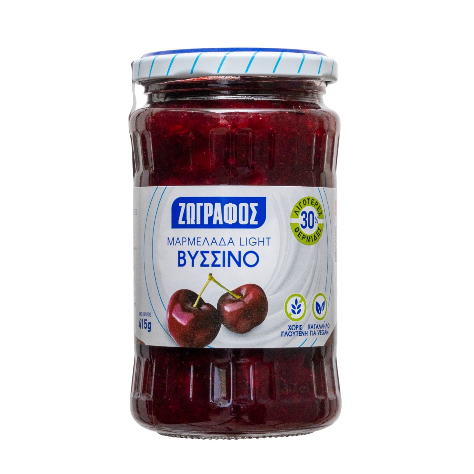 ΖΩΓΡΑΦΟΣ Μαρμελάδα Βύσσινο Φρουκτόζη 415g