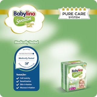 BABYLINO | Πάνες Sensitive Cotton Soft No5 44 Τεμάχια