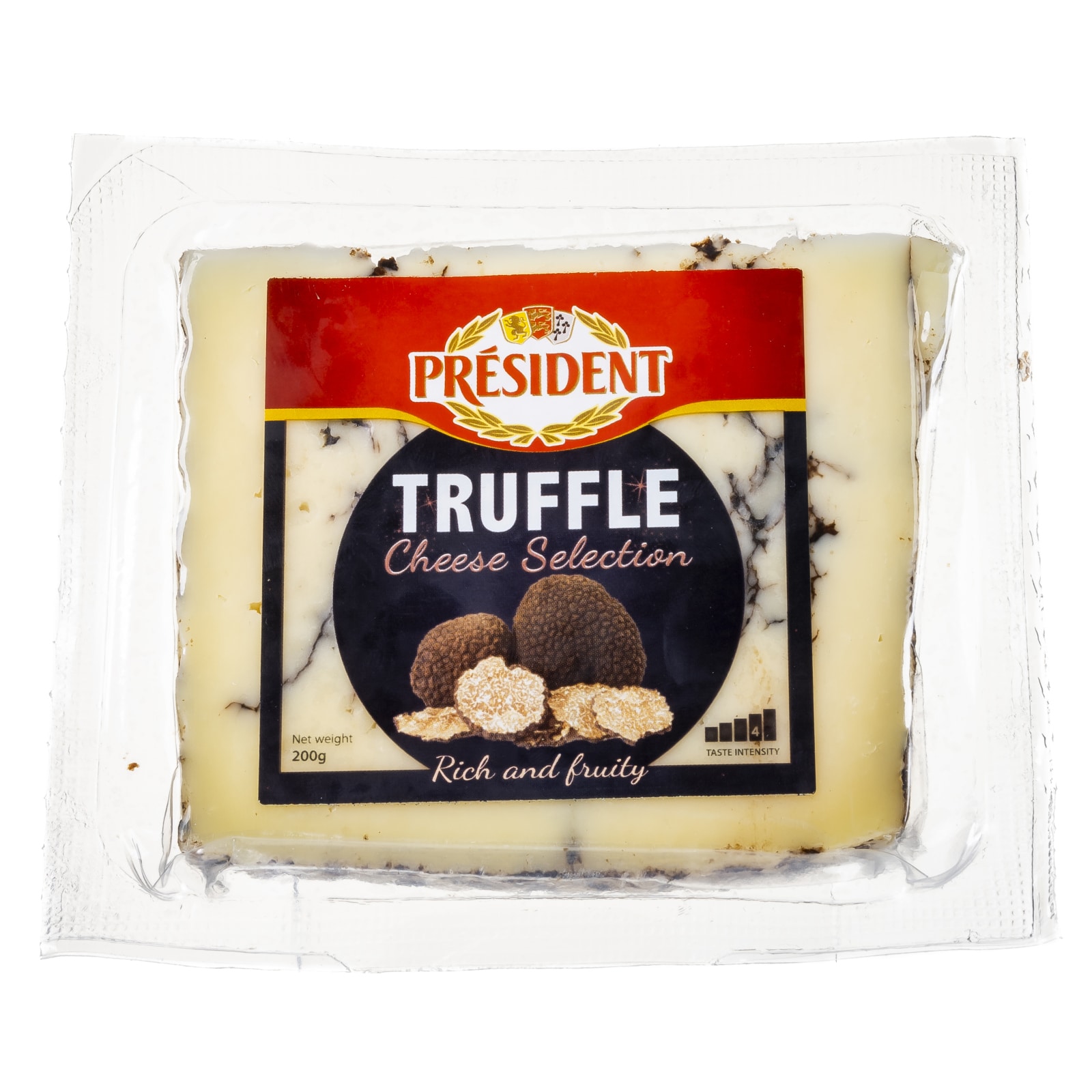 PRESIDENT Τυρί Σκληρό με Τρούφα 200g