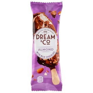 DREAM & CO | Παγωτό Ξυλάκι Αμύγδαλο 84g