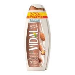 VIDAL | Αφρόλουτρο Almond Carite 2x750ml