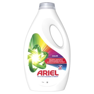 ARIEL | Υγρό Πλυντηρίου Ρούχων Color 30 Μεζούρες