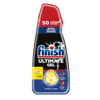 FINISH | Υγρό Πλυντηρίου Πιάτων Ultimate Power Gel Λεμόνι 900ml