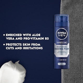 NIVEA | FOR MEN | Αφρός Ξυρίσματος Protect & Care Protecting 250ml