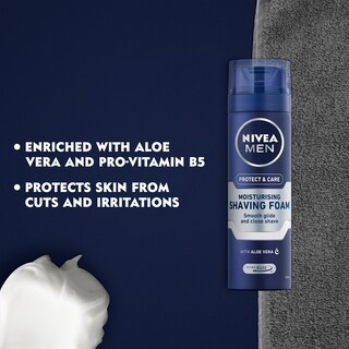 NIVEA | FOR MEN | Αφρός Ξυρίσματος Protect & Care Protecting 250ml