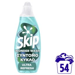 SKIP | Υγρό Πλυντηρίου Ρούχων Wonder Wash Ultra Refresh 54 Μεζούρες
