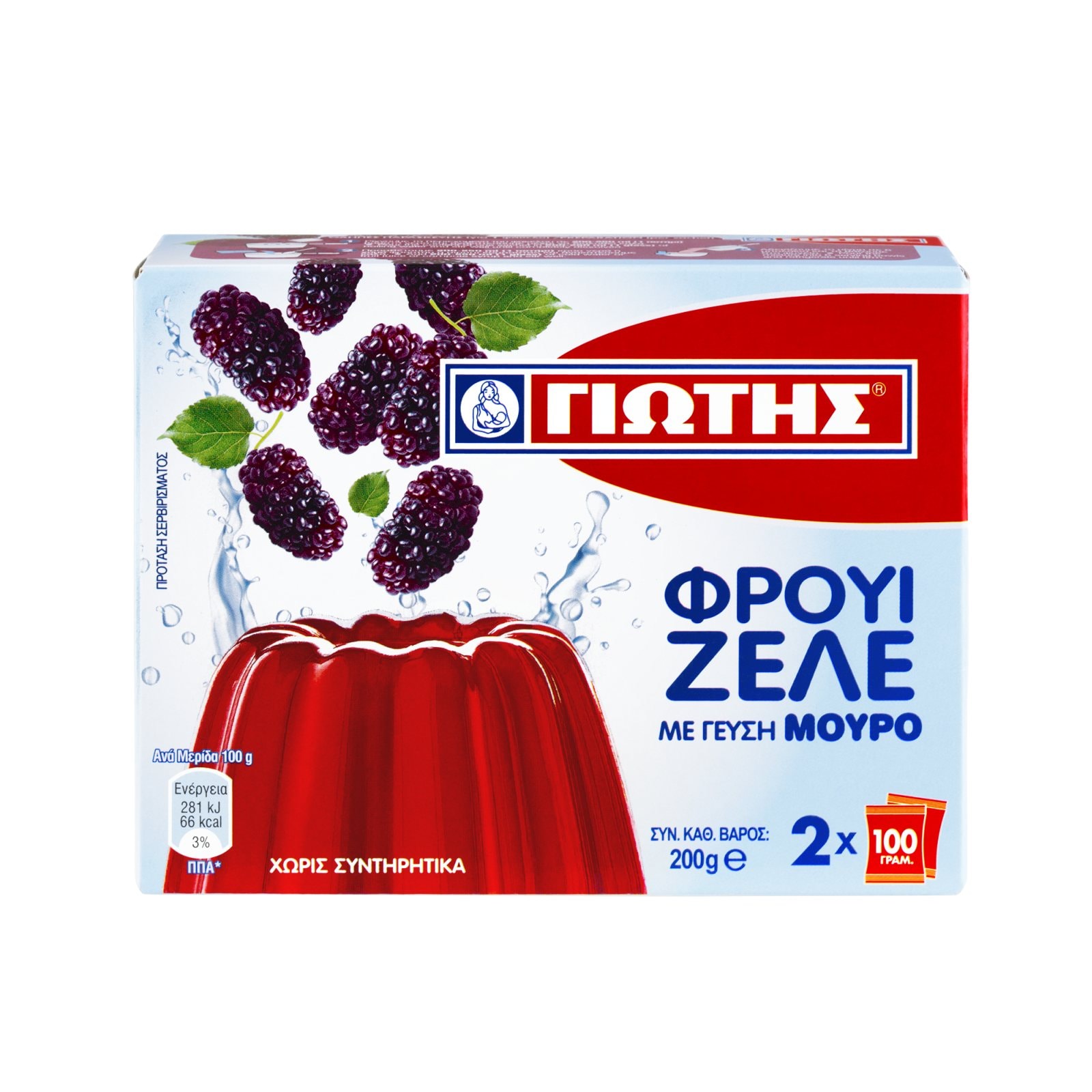 ΓΙΩΤΗΣ Ζελέ Μούρο 2x100g