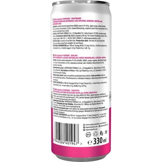 AQUA CARPATICA | Νερό Ανθρακούχο Raspberry Κουτί 330ml