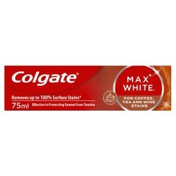 COLGATE | Οδοντόκρεμα Max White For Coffee Tea & Wine 75ml