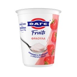 ΦΑΓΕ | Επιδόρπιο Στραγγιστού Γιαουρτιού Fruits Φράουλα 380g