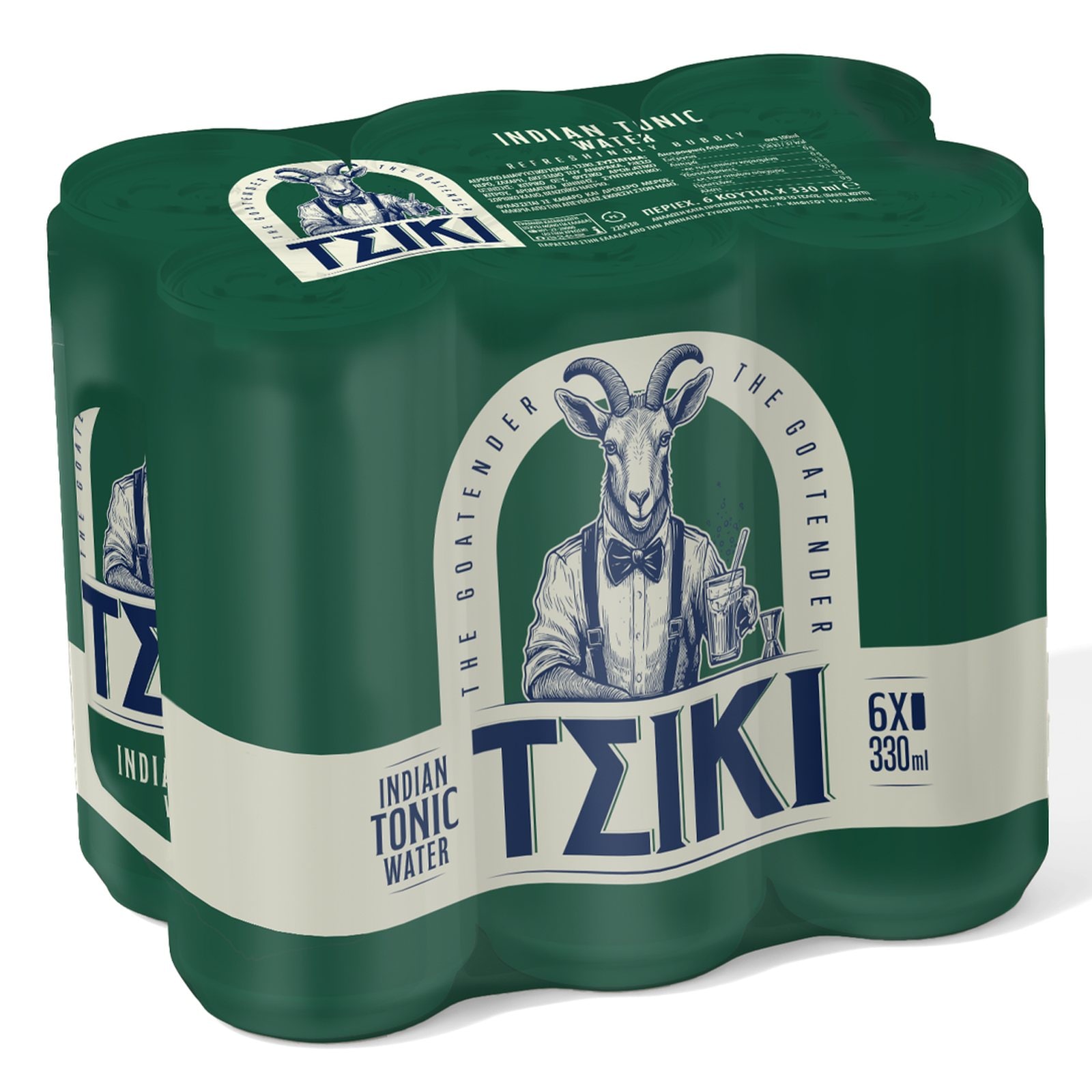 TSIKI Indian Tonic Water Κουτί 6x330ml