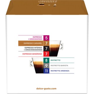 NESCAFE | DOLCE GUSTO | Κάψουλες Καφέ Espresso Caramel 16x5,2g