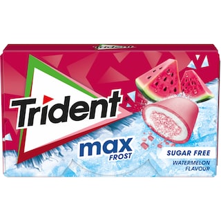 TRIDENT | Τσίχλες Max Frost Καρπούζι 20g