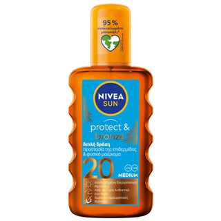 NIVEA | Αντηλιακό Λάδι Spray Protect & Bronze SPF20 200ml