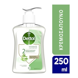 DETTOL | Κρεμοσάπουνο Aloe Vera Αντλία 250ml