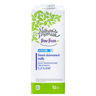 NATURE'S PROMISE | Γάλα Χωρίς Λακτόζη 1.5% 1lt