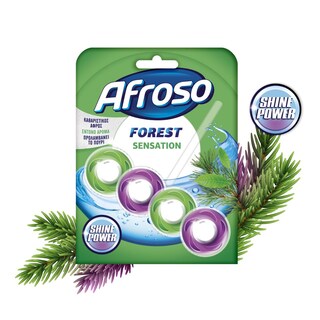 AFROSO | Καθαριστικό Block Τουαλέτας Forest Sensation 40g