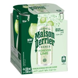 PERRIER | Ανθρακούχο Νερό Maison Perrier Forever Lime 4x330ml