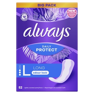 ALWAYS | Σερβιετάκια Daily Protect Long 52 Τεμάχια