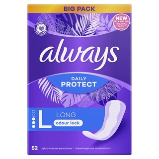 ALWAYS | Σερβιετάκια Daily Protect Long 52 Τεμάχια
