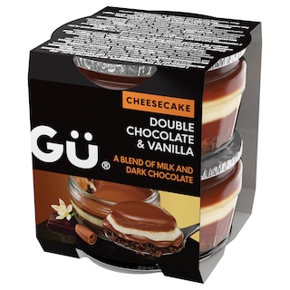 GU | Cheesecake Διπλή Σοκολάτα Βανίλια 2x82g