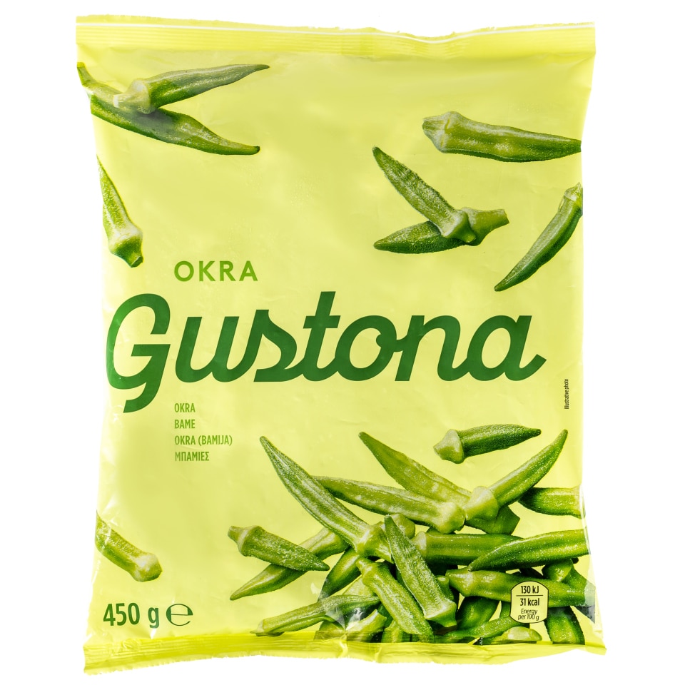 GUSTONA Μπάμιες Κατεψυγμένες 450g