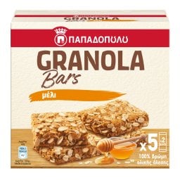 ΠΑΠΑΔΟΠΟΥΛΟΥ | Μπάρες Granola με Μέλι 5x42g