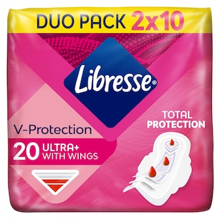 LIBRESSE | Σερβιέτες Ultra Normal Wings 20 Τεμάχια