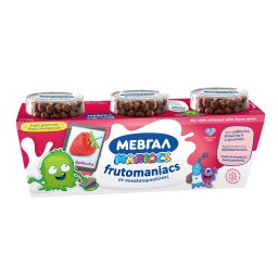 FRUTOMANIACS | Επιδόρπιο Γιαουρτιού Φράουλα Σοκολατομπαλίτσες 3x140g