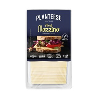 PLANTEESE | Φυτικό Mozzino Γεύση Mozzarella Vegan Φέτες 140g