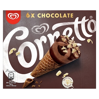 CORNETTO | Παγωτό Πύραυλος Σοκολάτα 6x60g