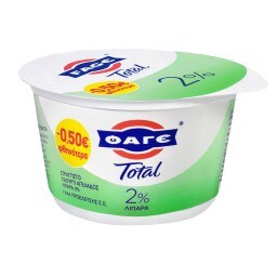 TOTAL | Γιαούρτι Στραγγιστό 2% Λιπαρά 500g Έκπτωση 0.50Ε
